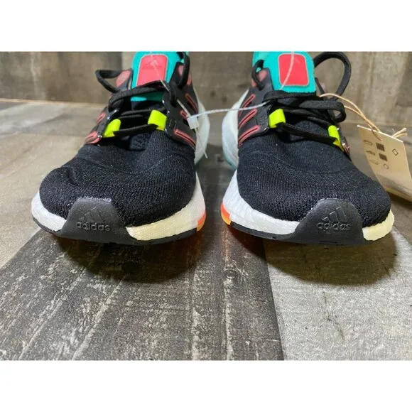 Adidas ULTRABOOST 22 J GIRL Big Kids SIZE 4 Sneaker cblack/turbo/mineus GY4516 - Picture 6 of 14